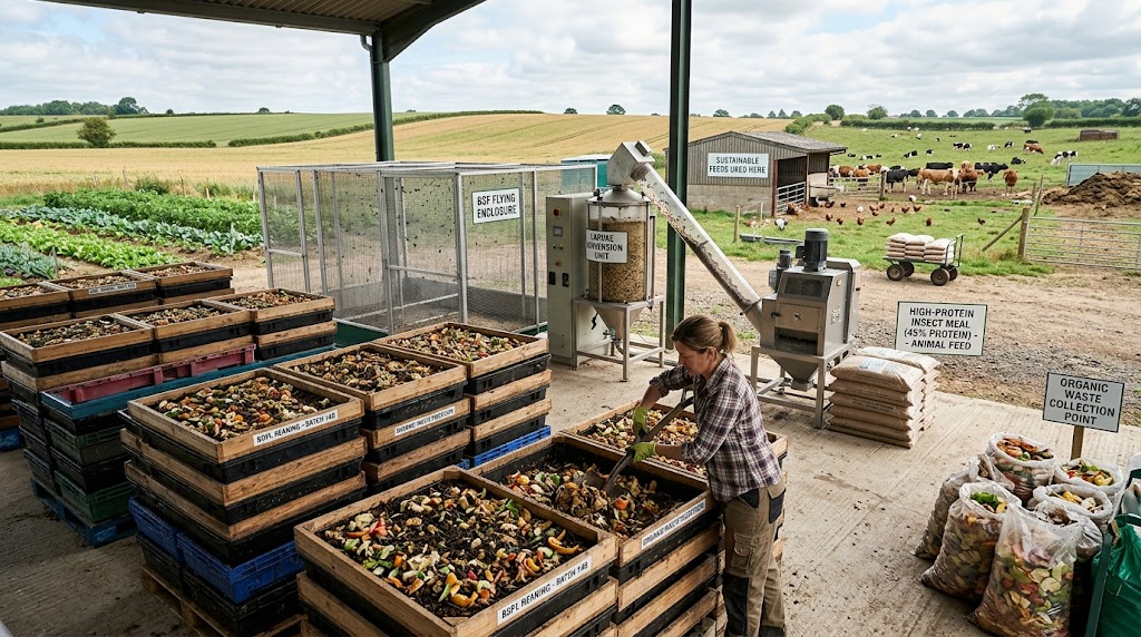 insect protein for livestock feed