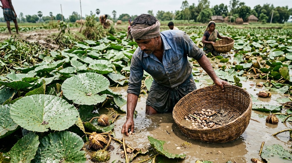 Makhana farming