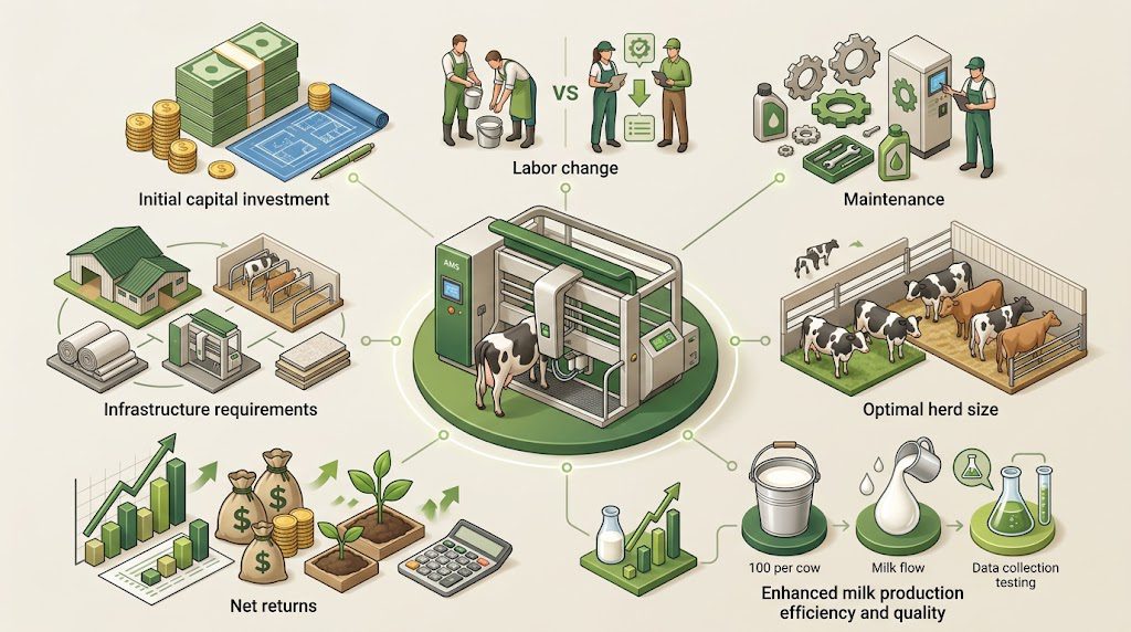 robotic milking systems for dairy farms