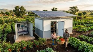 solar-powered cold storage for farmers