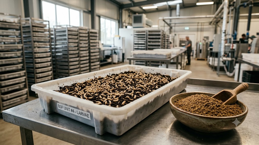 insect protein for livestock feed