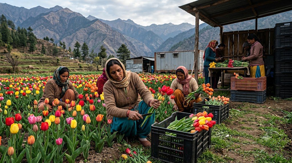tulip farming