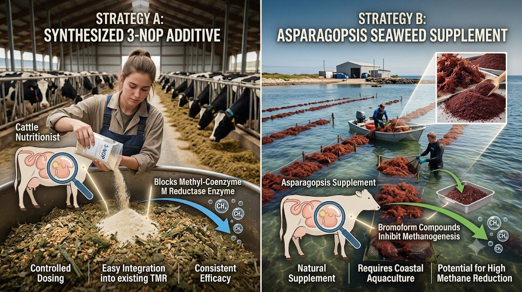 methane-reducing feed additives