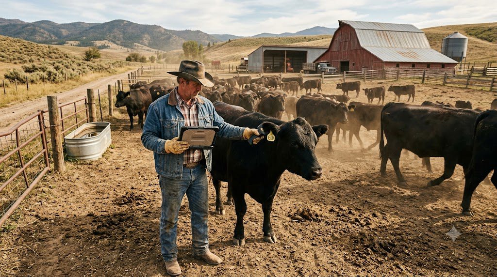 electronic ID eartags for cattle