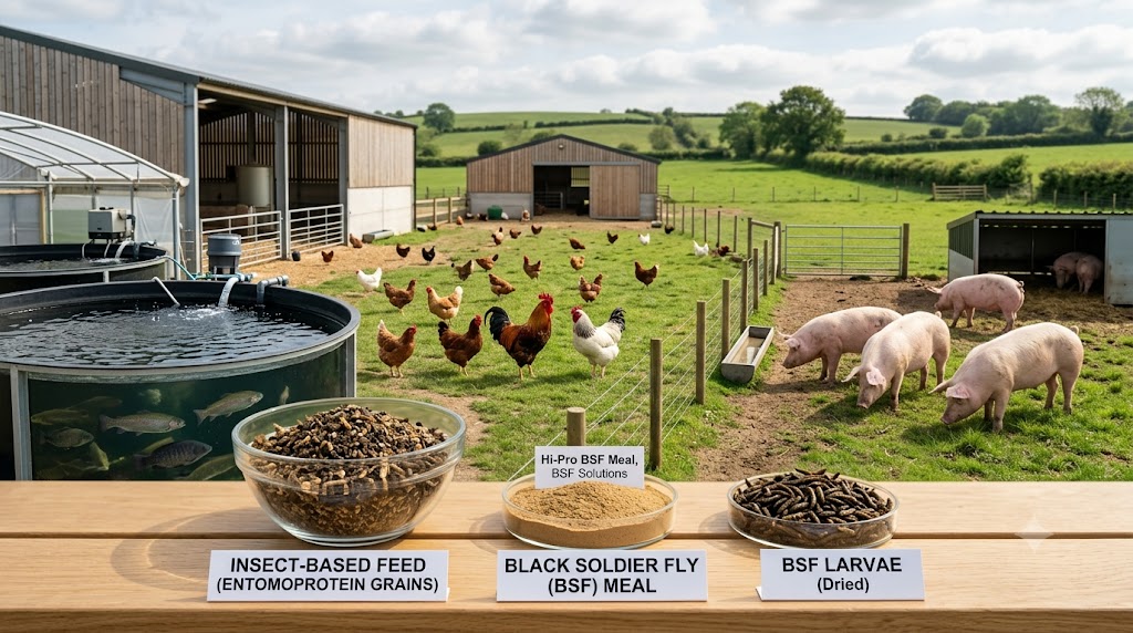 insect protein for livestock feed