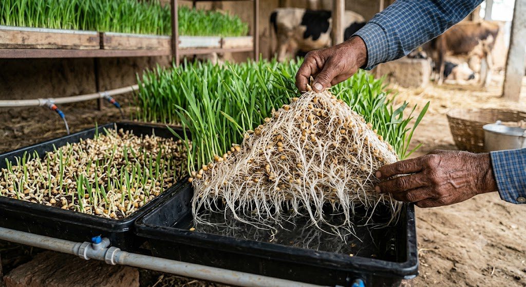 Hydroponic fodder production