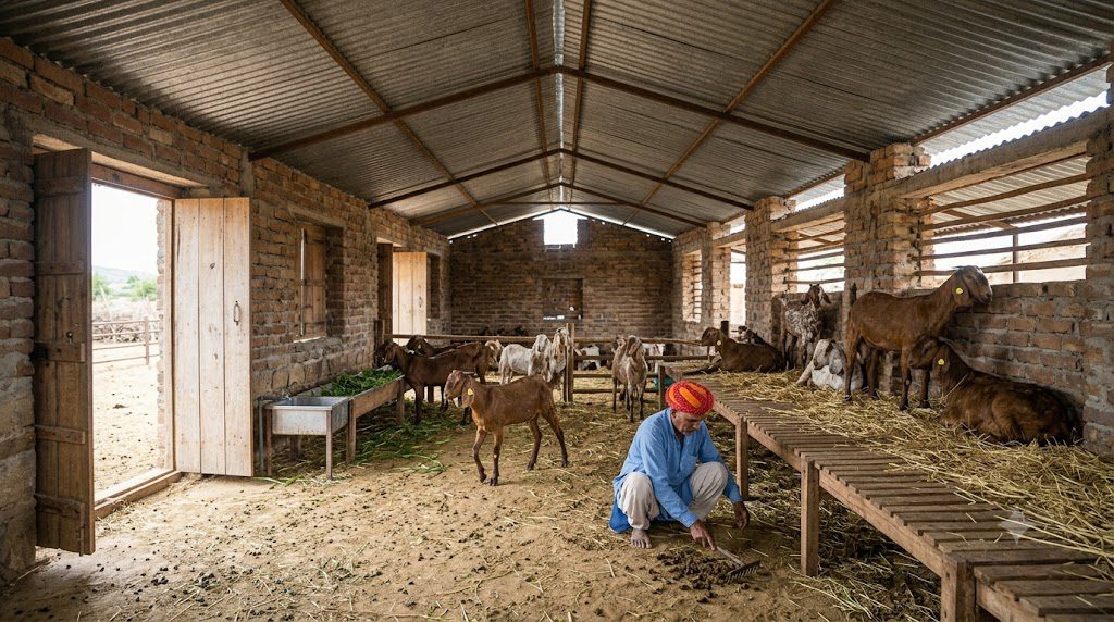 goat farming in India