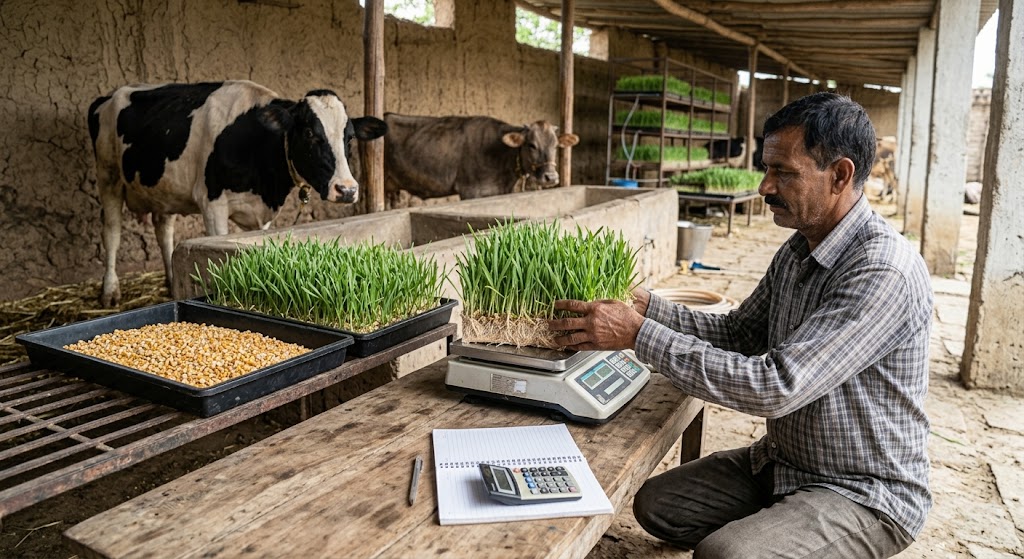 Hydroponic fodder production