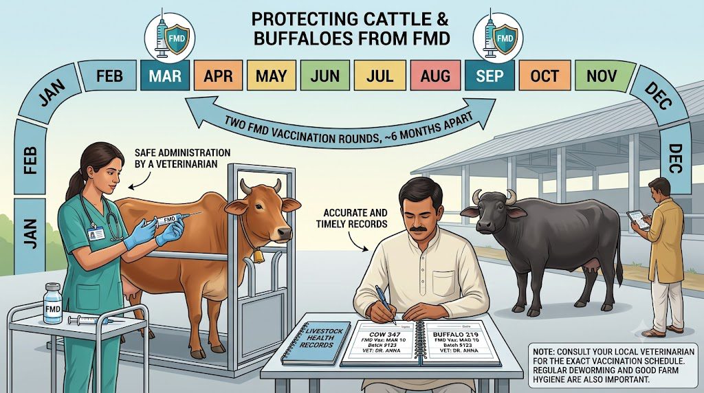 FMD in cattle